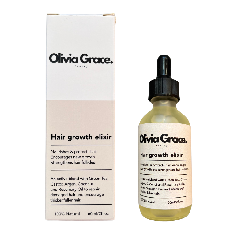 Olivia Grace Beauty Hair Growth Elixir Rosemary Oil